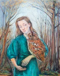 Girl with Owl, 2012